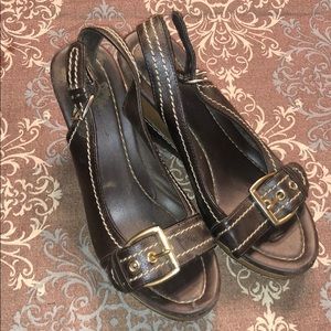 2/$5 Montego Bay club size 7 woman’s wedges